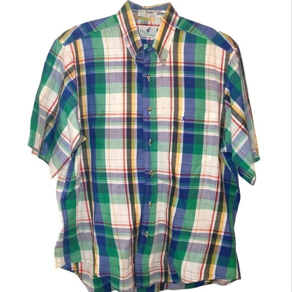 Flying Scotsman Men's Plaid Button Down Shirt - Picture 1 of 9
